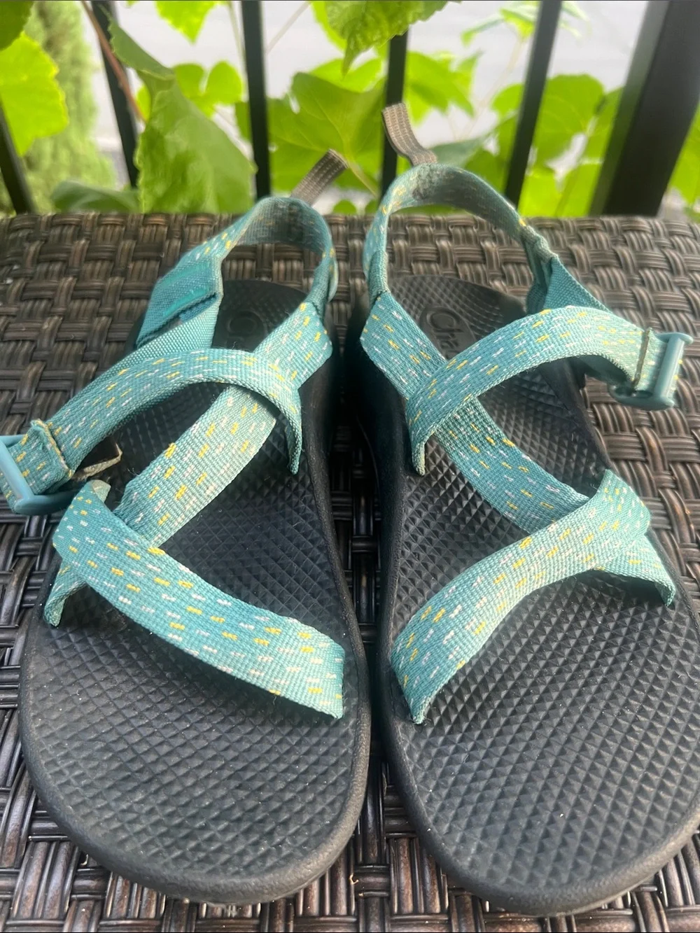 Chaco Kids Teal Strappy Sport Sandals